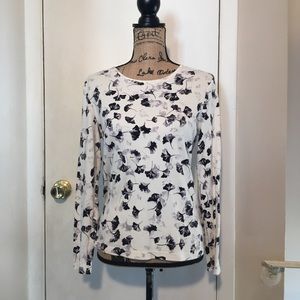 Croft & Barrow Floral Pattern Classic Tee